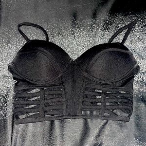 Black a’gaci bralette